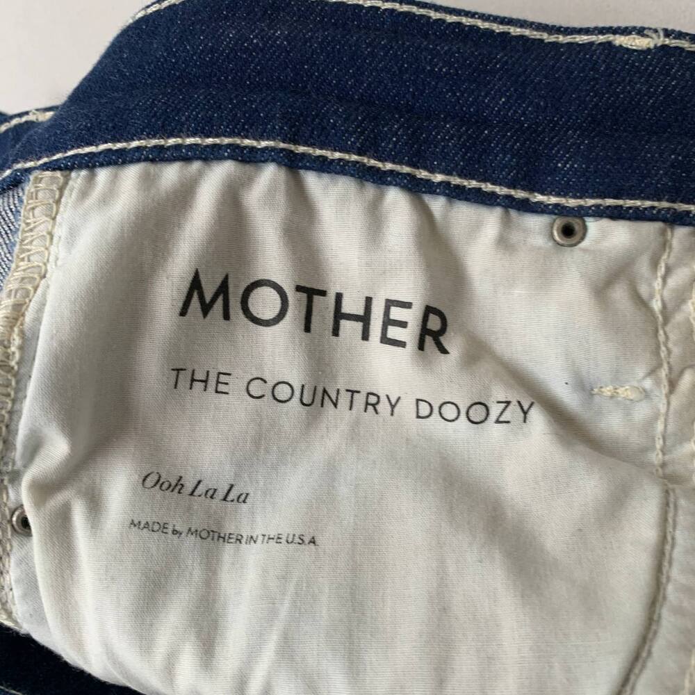 MOTHER The Country Doozy 24 Ohh La La Dark Wash 70s Flare Jeans - Picture 12 of 16